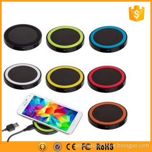 Cheapest colorful wireless charging pad for mobile phone